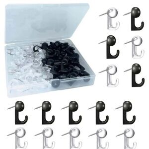 50pcs Plastic Drawing Pin, Minimalist Multifunction Drawing Pin For School,